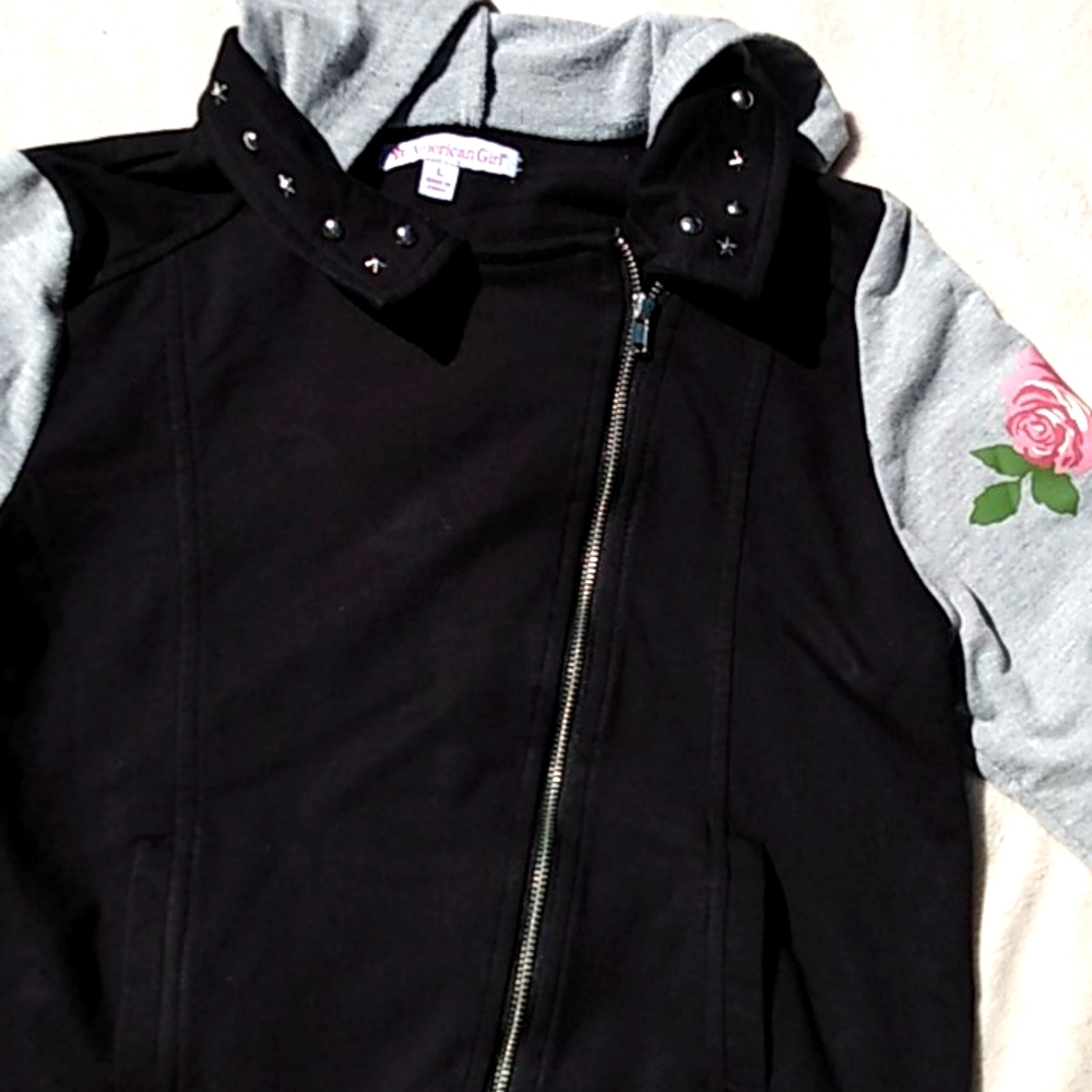 American Girl hooded light jacket